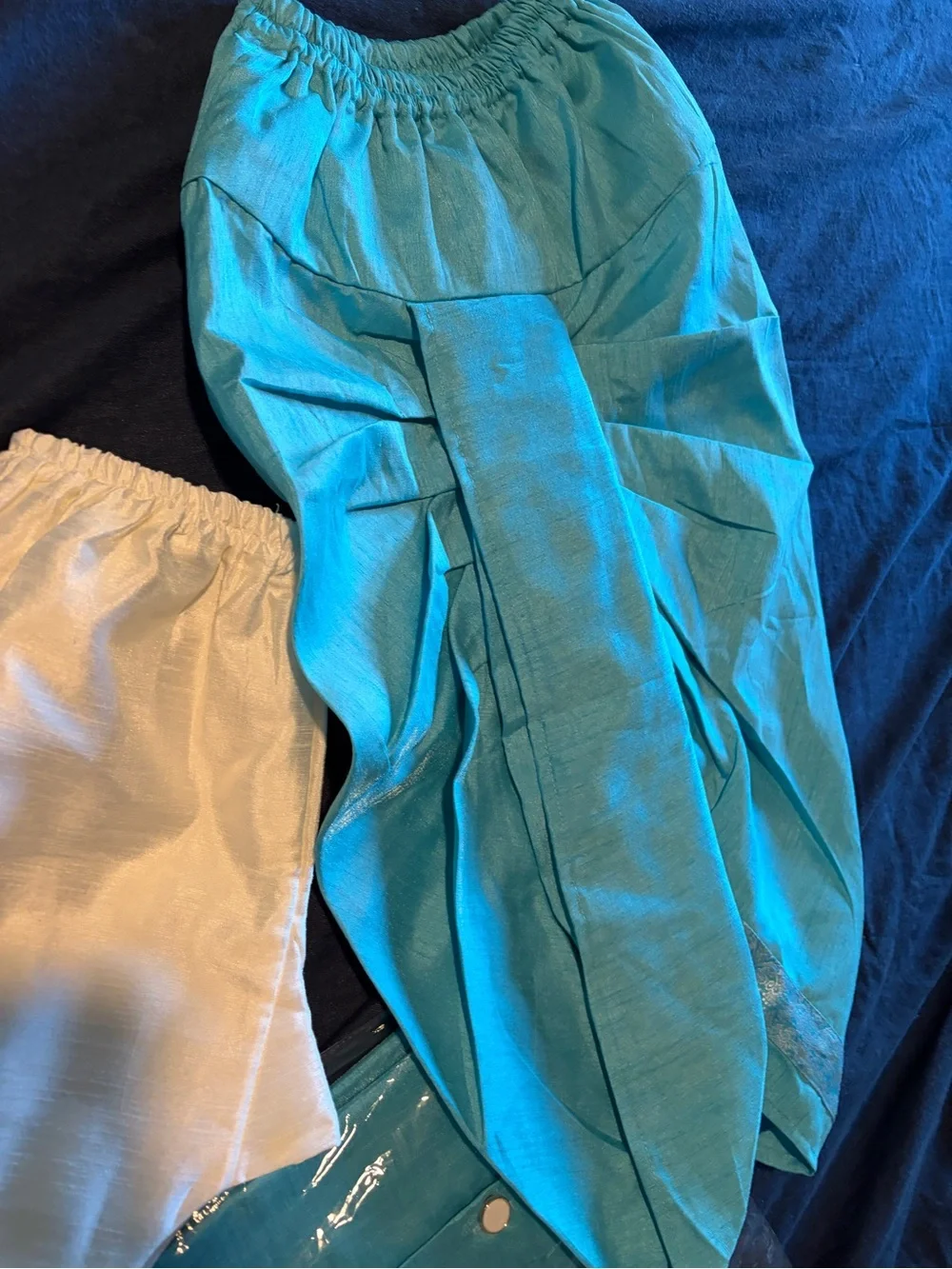 Matching Light Blue Boys' Kurta Set - Kids Ethnic Wear/ Size 4 and 6T